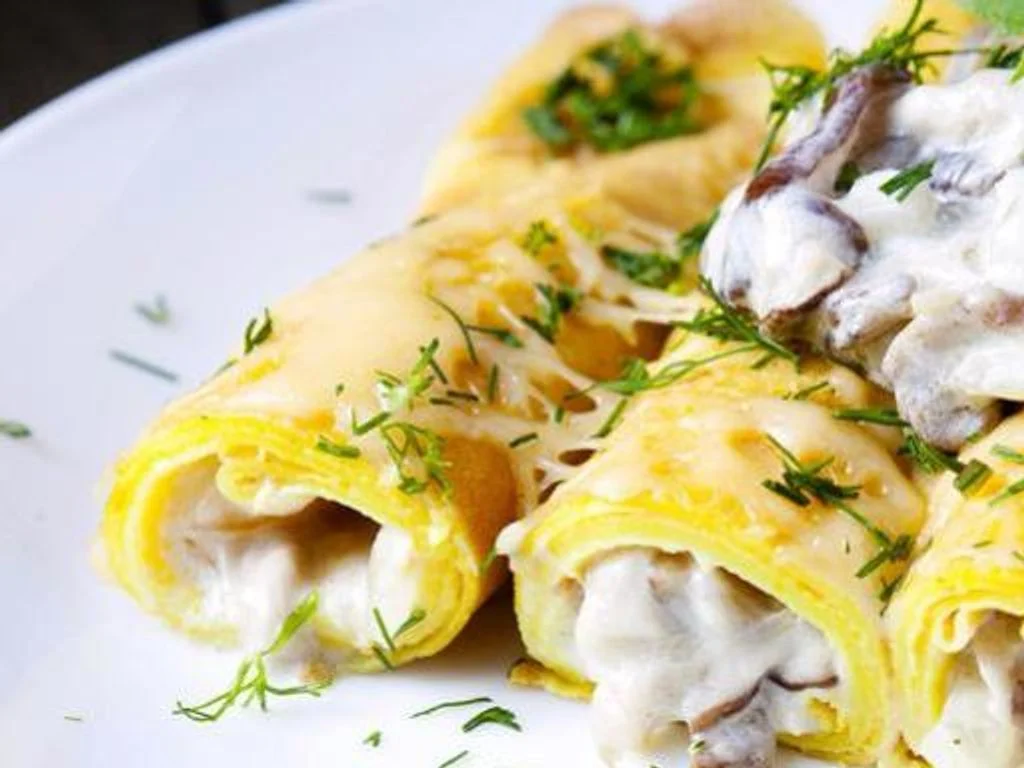 Crêpe Salée Poulet Champignons