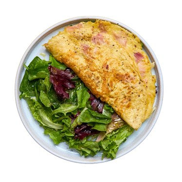 Omelette Jambon Fromage
