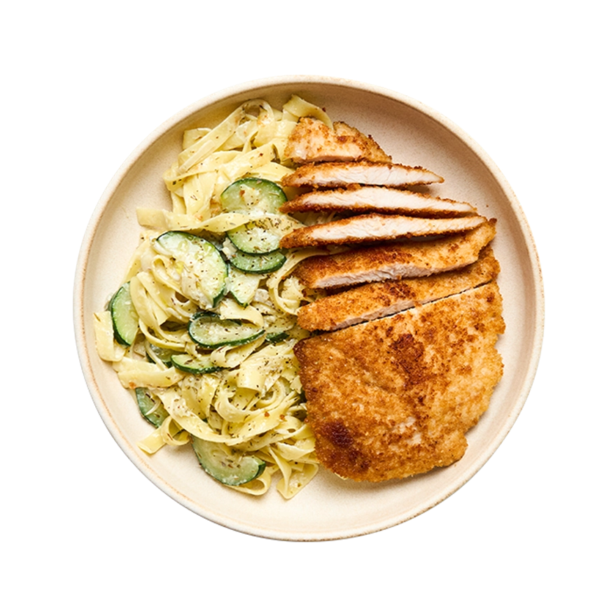 Escalope de poulet pannée à l'anglaise